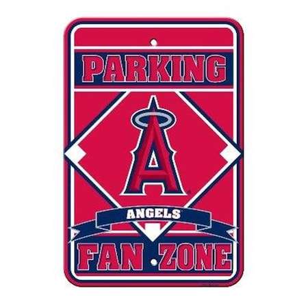 Fremont Die 62203 Plastic Parking Sign - Anaheim Angels
